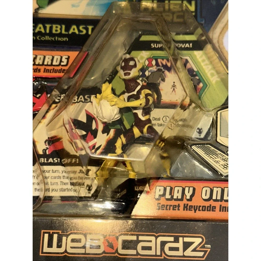 Ben 10 Alien Force - Alan as Heatblast‎ WebCardz & Figure A17